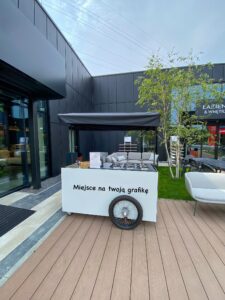 Wózek z lodami Branding
